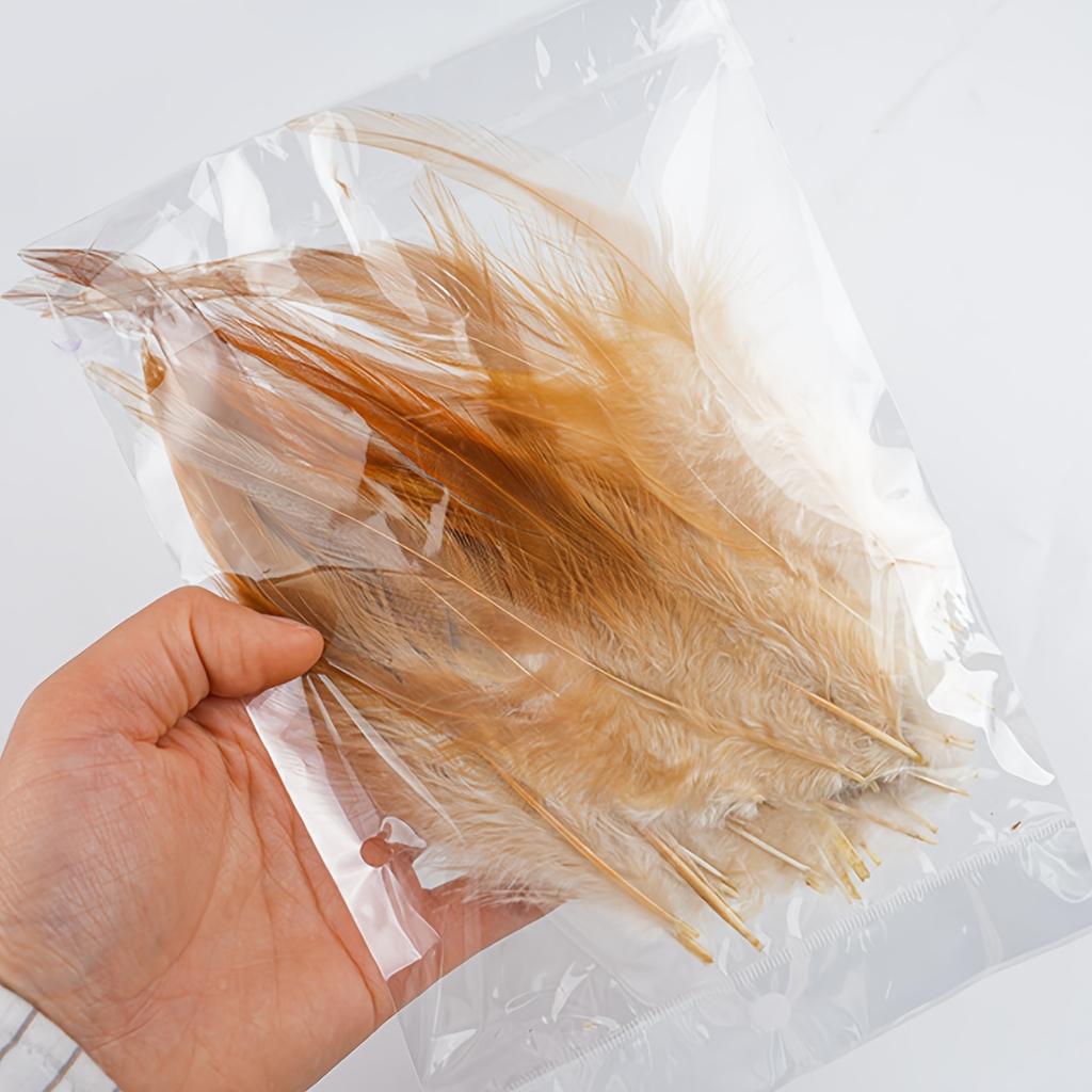 100Pcs Dyed Chicken Feather Feathers 10-15cm for DIY Crafts Handmade Jewelry Wedding Party Festival Costume Decorations