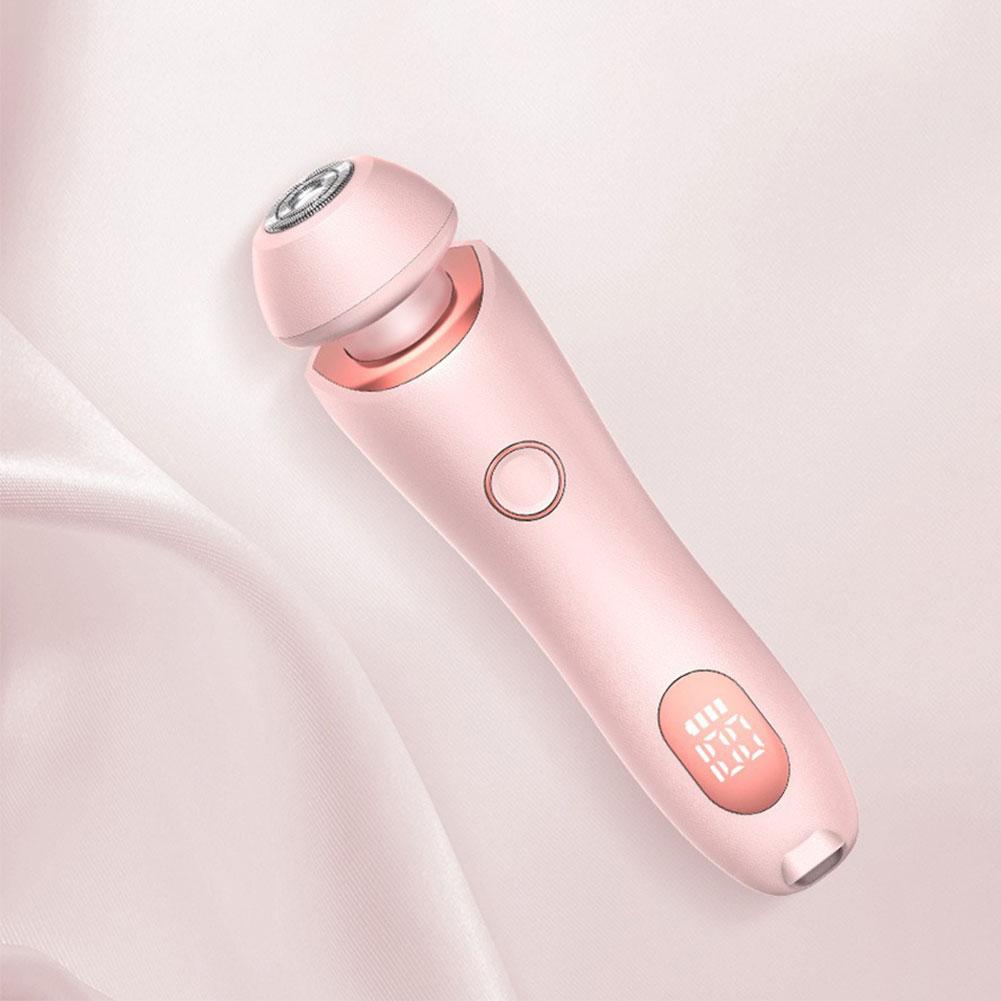 Bikini Trimmer for Women Waterproof Hair Groomer Rechargeable Pubic Hair Trimmer 2 In 1 for Pubic Legs Body Hair