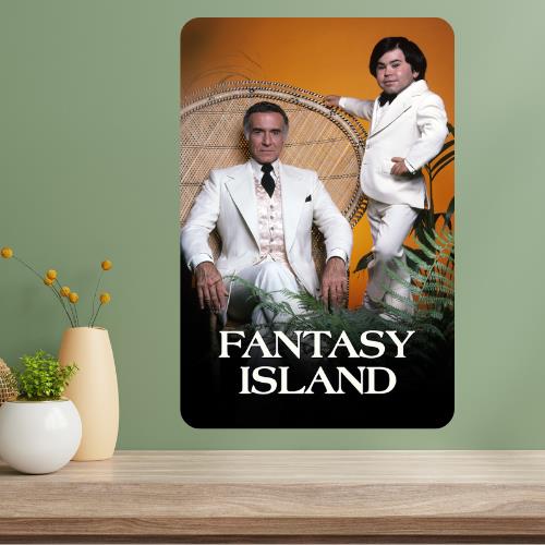 Fantasy Island Classic TV Show Metal Poster Sign 20x30cm(7.8x11.8inch)
