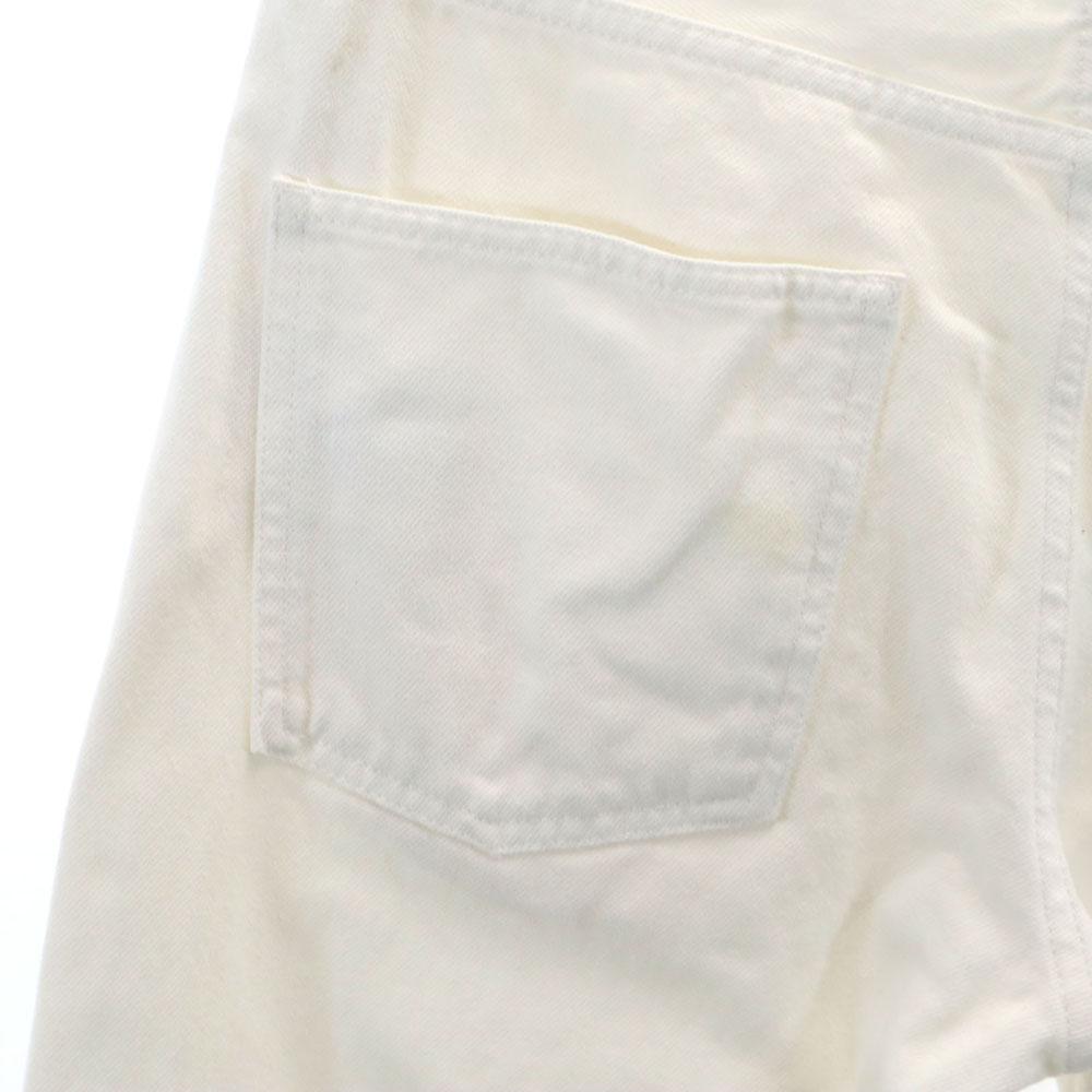 Acne Studios Cut-off processing Denim pants W26 white Men's Used