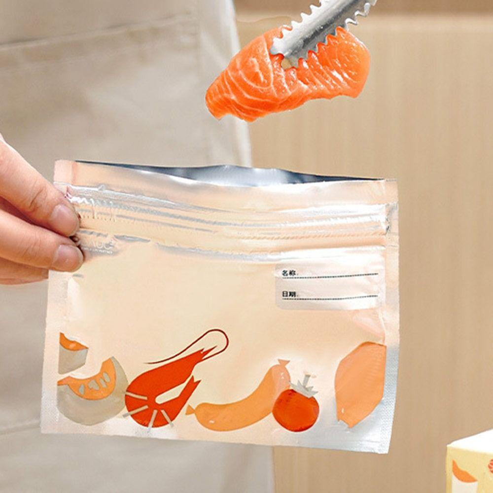 

20Pcs/Box Leakproof Refrigerator Food Bag Sliding Chain Freezer Stand Up Bag Household