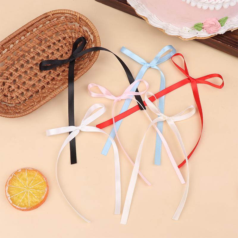 10Pcs Bow Ribbon Cake Decoration Desserts Home Decor Birthday Party Decor Kids Valentine'S Day Evening Events Cake Diy Decor