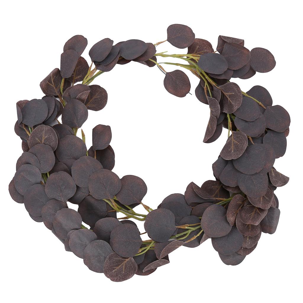 Fake Leaves Fabric Simulated Exquisite Greenery Eucalyptus Garland for Home Wedding