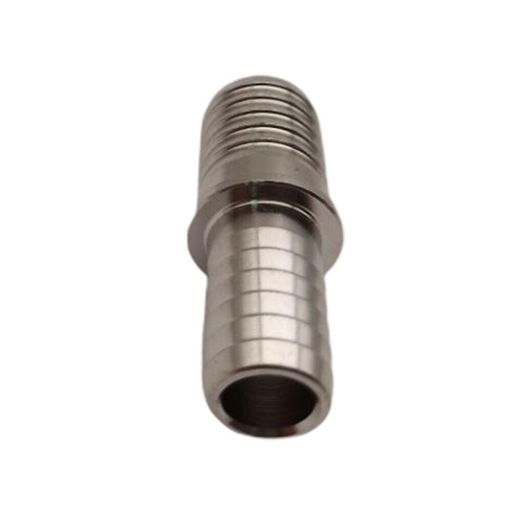 FOOD GRADE STAINLESS STEEL 7/16" x 9/16" BARB Reducer FITTING ADAPTER COUPLER