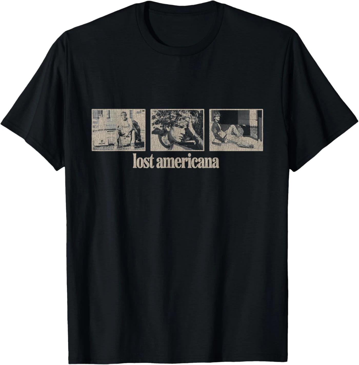 

Official MGK Lost Americana Photos 100% Cotton T-shirt Mens Tees Top M