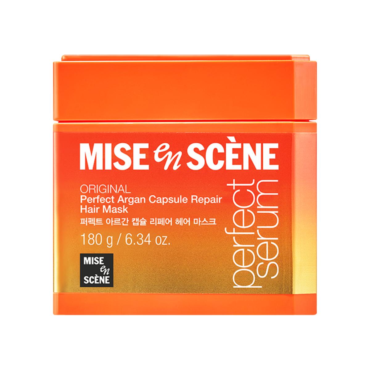 Mise en Scene Perfect Argan Capsule Repair Hair Mask Intensive Treatment 180g