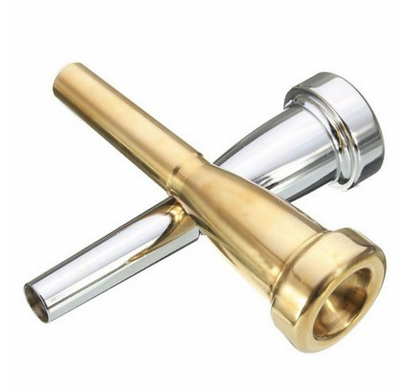 Bocchino per Tromba Professionale Placcato Argento Testa a Proiettile 7C/3C/5C Standard