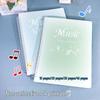 A4 Non-Reflective Transparent Piano Sheet Music Clip Holder