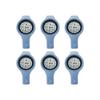 6Pcs Compacts Light Weight Student Compasses Watches High Precisions Navigation Tool Adjustable Strap Wearable Compasses