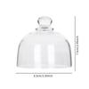Dessert Glass Cover Reusable Plate Serving Cover for Outdoor Indoor BBQ Pool Kitchen Tools