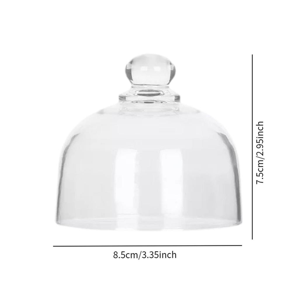 Dessert Glass Cover Reusable Plate Serving Cover for Outdoor Indoor BBQ Pool Kitchen Tools