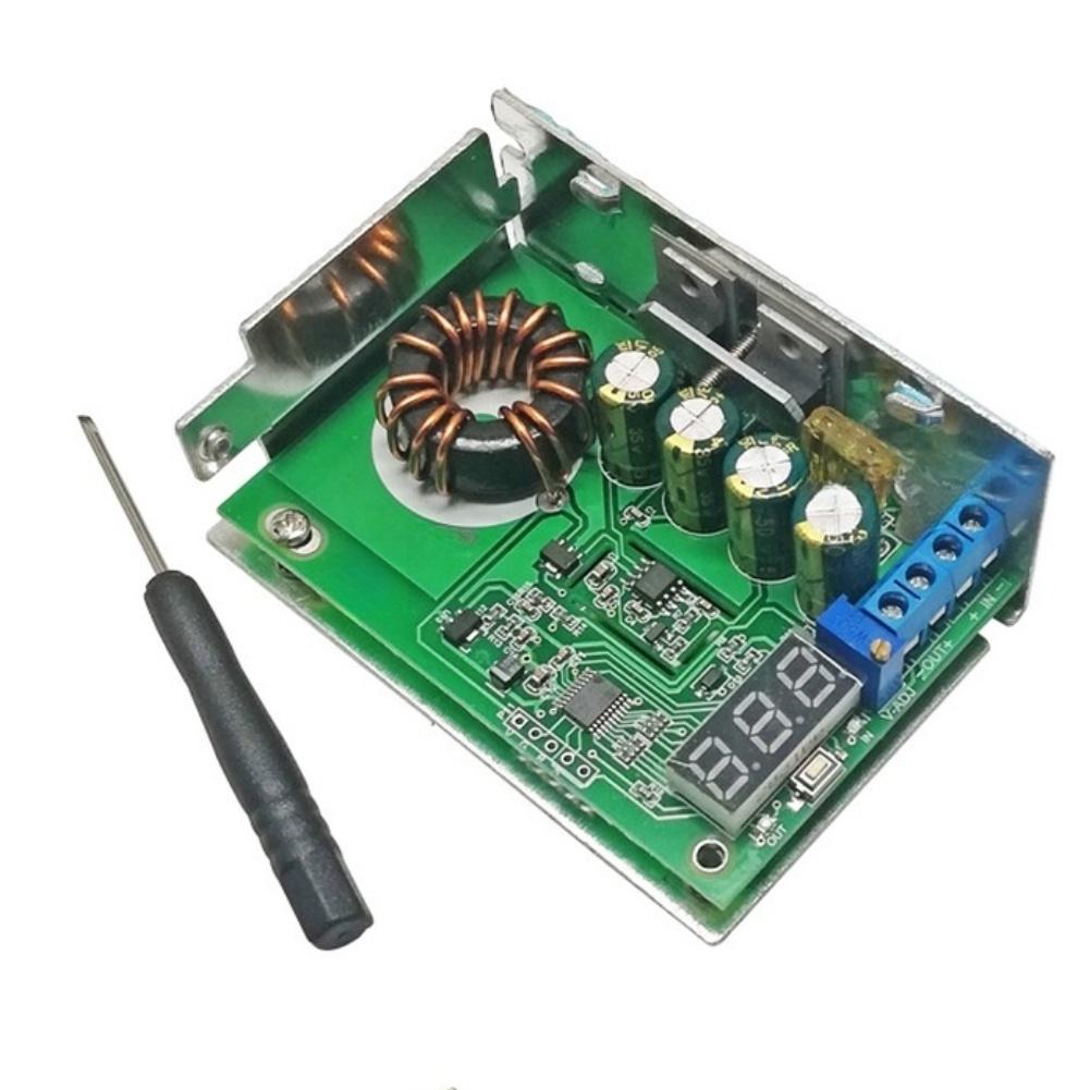 150W 8A Boost Module Car Power Supply Module DC 12V–32V Step-Up To 12V–46V Features A Clear Digital Screen To Monitor Input