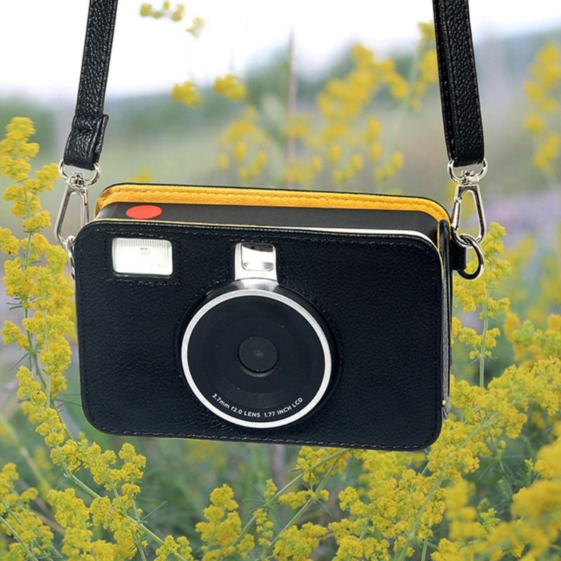 Multifunktionales Stoßdämpfendes Kamerastauraum-Etui Lederstruktur Geeignet für C210R Kamera Leicht zu reinigende Oberflächen