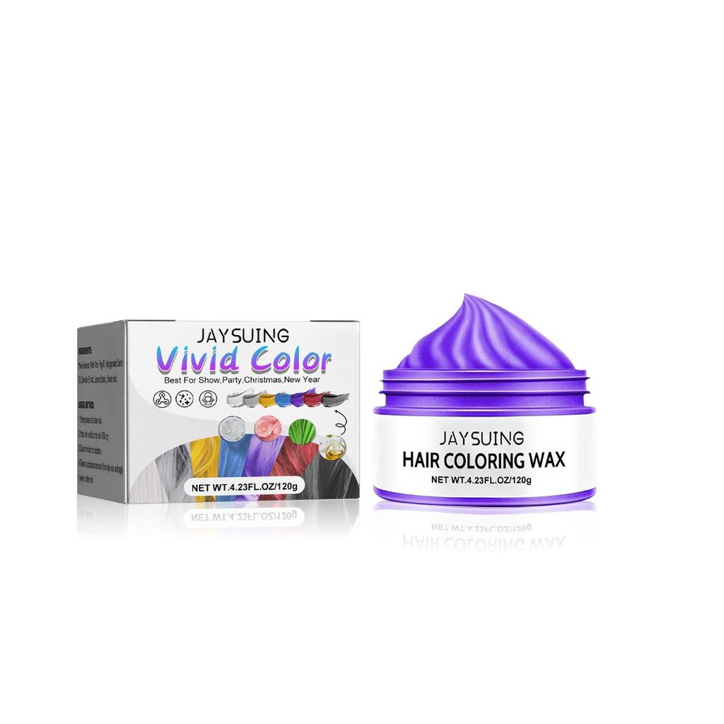 Crème colorante pour cheveux, cire pour cheveux, cire colorée pour cheveux, teinture naturelle pour cheveux, développement de la couleur sans abîmer les cheveux, 120 g