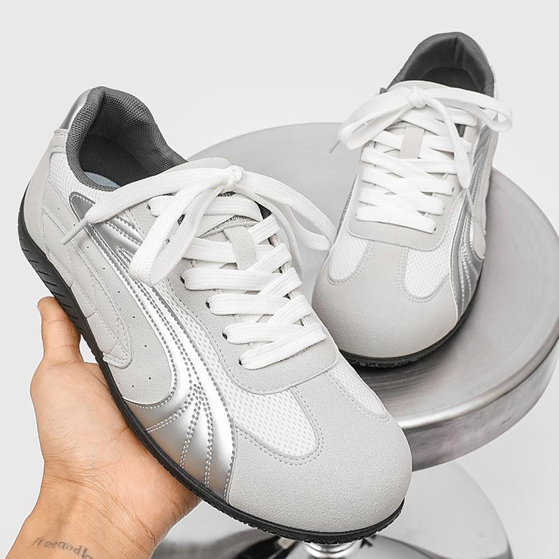 Trendy Red Casual Sneakers Low Top Men's Designer Sneakers Streetwear Hip Hop Shoes Men Breathable Flat Men Vulcanized Shoes