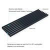 CTRICALVER SSD Cooling 70mm x 22mm x 2280 Black M.2 Heatsink, Anti-Thermal Fins, 4-Pack, 3mm, Aluminum, M.2 Compatible,