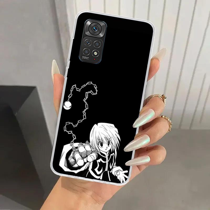 Black White Hunter HXH Phone Case for Xiaomi Redmi Note 15 14 14S 13 12S 12 Pro 11S 11 Plus 11T 11E 10S Soft Funda Print Shell R