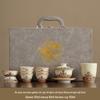 Chinese Dragon Ceramic Kung Fu Tea Set Gift Box