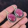 Rhodonite Earrings Original Gemstone Earring Silver Jewelry Handmade Earring 925 Sterling Silver Earring Engagement Gifts Birthstone Jewelry