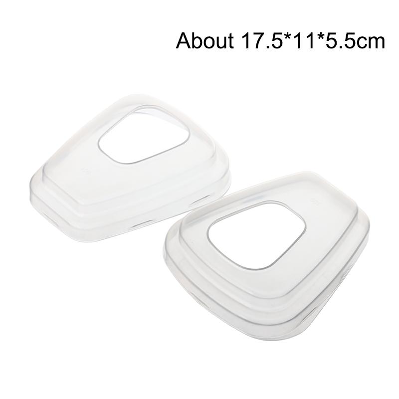 Filter Cotton Cover Filter Cotton Accessories Gas Mask Filter Box Transparent Cover Filter Cotton Buckle Shell