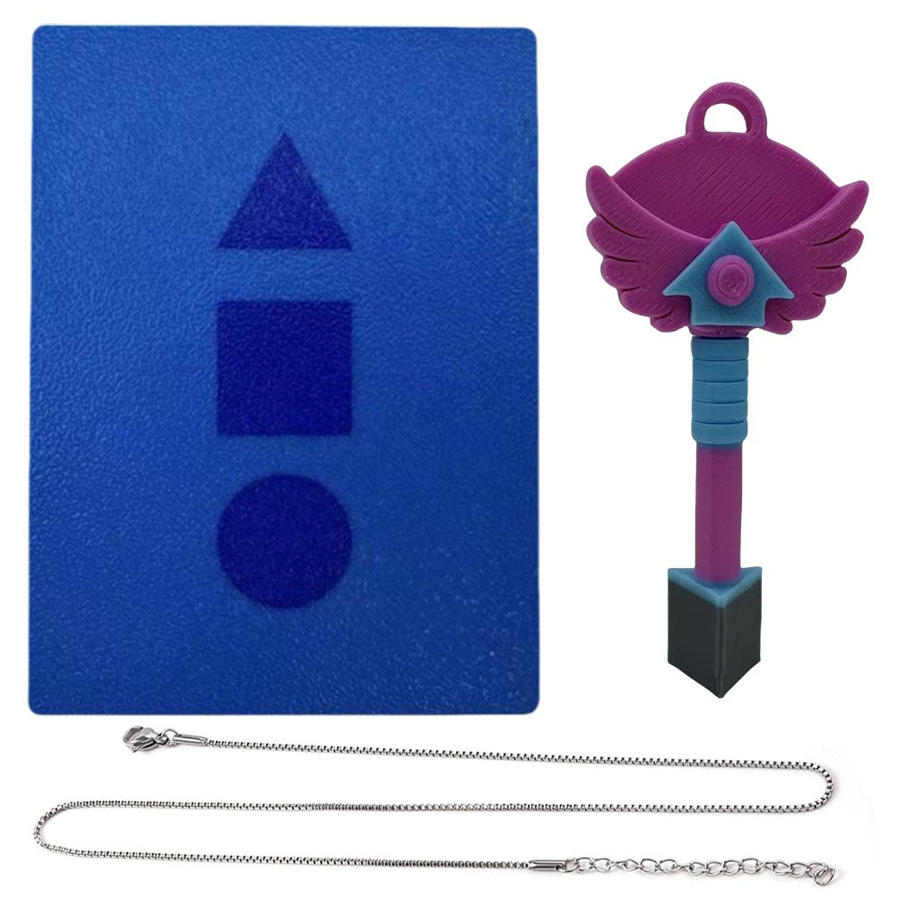 Korean Folk Game Season 3 3D Printed Necklace Traditional Playing Game Key Perfect for Family Parties TV Fans Collection Gifts