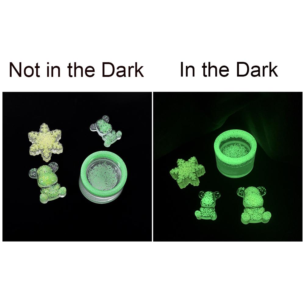 20-50g/Lot Luminous Sand Stone Fluorescent Super Luminous Particles Glow in the Dark Pigment for DIY Epoxy Resin Mold Fillings
