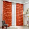 1 PCS Vines Leaves Tulle Door Window Curtain Drape Panel Sheer Scarf Valances