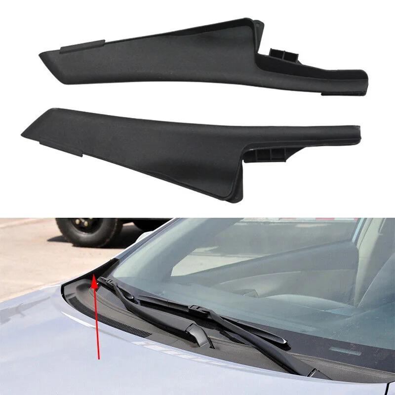1 Pair For Toyota Corolla 2007 2008 2009-2013 Car Front Windshield Wrap Corner Trim Cover 53824-02020 Auto Wiper Side Trim Parts