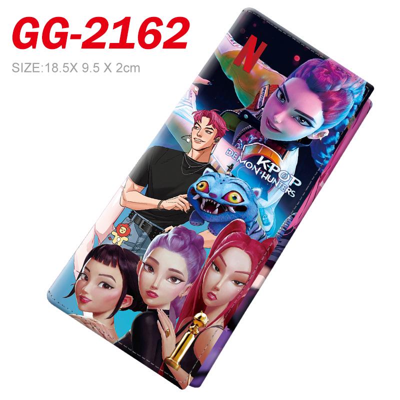 K-POP Demon Hunter Girl Group 3D Stereo Tri-fold Wallet for Students and Fans