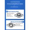 KFL08 KFL000 KFL001 KFL002 KFL003 KFL004 KFL005 006 Diameter  Bore Diameter Self Aligning Zinc Alloy Flange Pillow Block Bearing