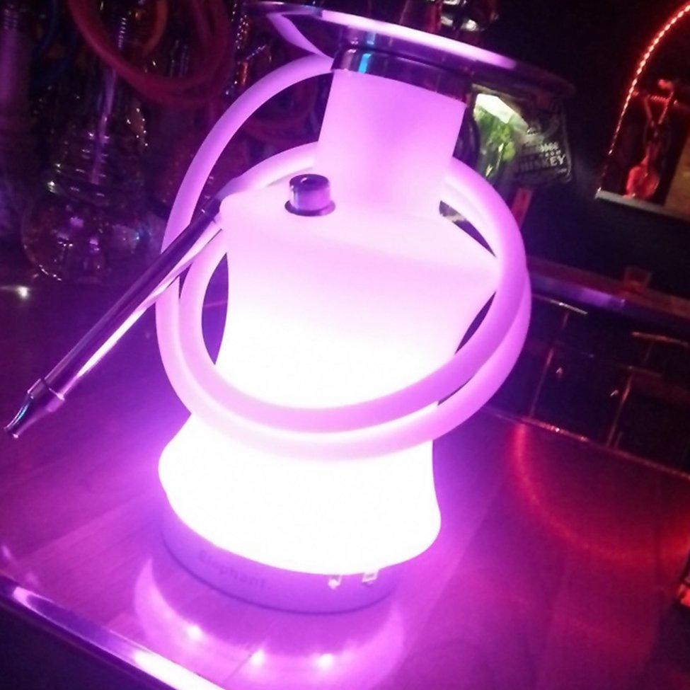 Buy Rechargeable Highend Hookah Lamp Holder LED Stand Base Light Remote Control ARES at
