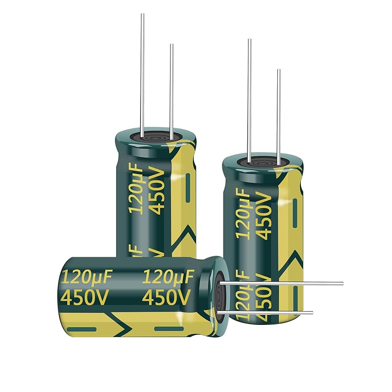 10pcs 450V 10UF Capacitor 10X17MM(0.39x0.67in) High Frequency Aluminum Electrolytic Capacitors for TV, LCD Monitor, Game