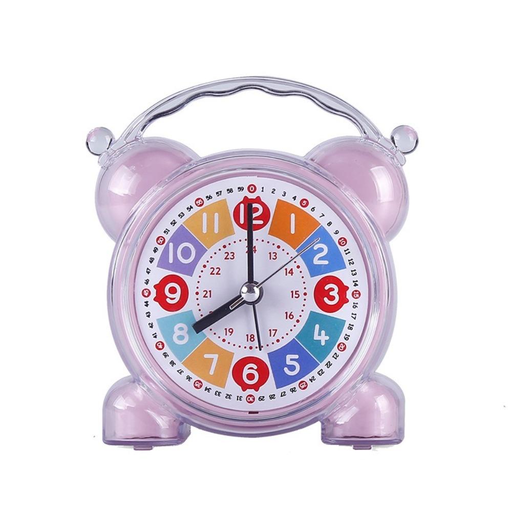 Early Education Children Desktop Clock Silent Table Alarm Clock  Bedroom Bedside