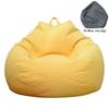 Large Bean Bag Chair Cover Sofa Color Simple Design Indoor Lazy Lounger Cover for Adults and Kids