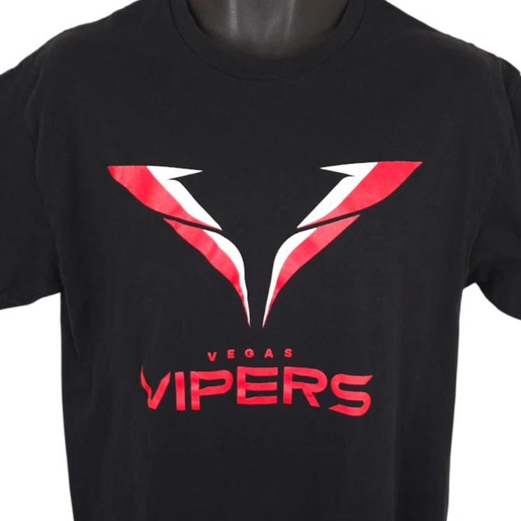 

Vegas Vipers T Shirt Mens Size Large Black XFL Football Team L