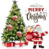 Ornaments Christmas Tree Santa Claus Wearing Mask Hanging Decor Creative Gift