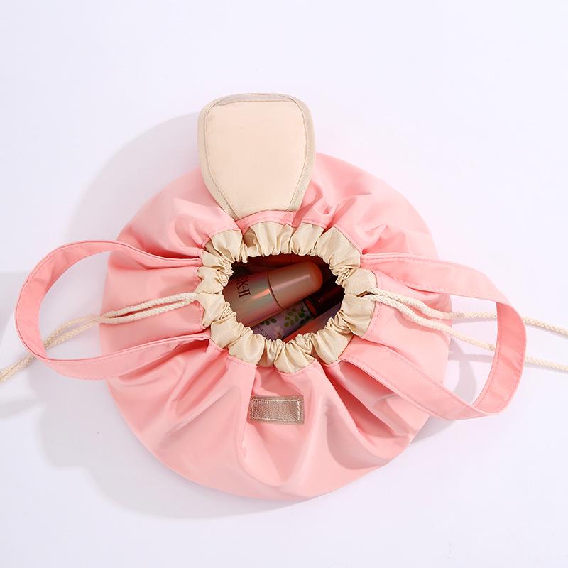 Lazy Person's Large Capacity Cosmetic Storage Drawstring Bag – Portable Travel Toiletry Organizer