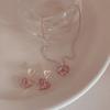 3pcs Y2K Heart Jewelry Set, Stud Earrings & Layered Necklace, Daily & Party Wear, Ideal Valentine's Gift