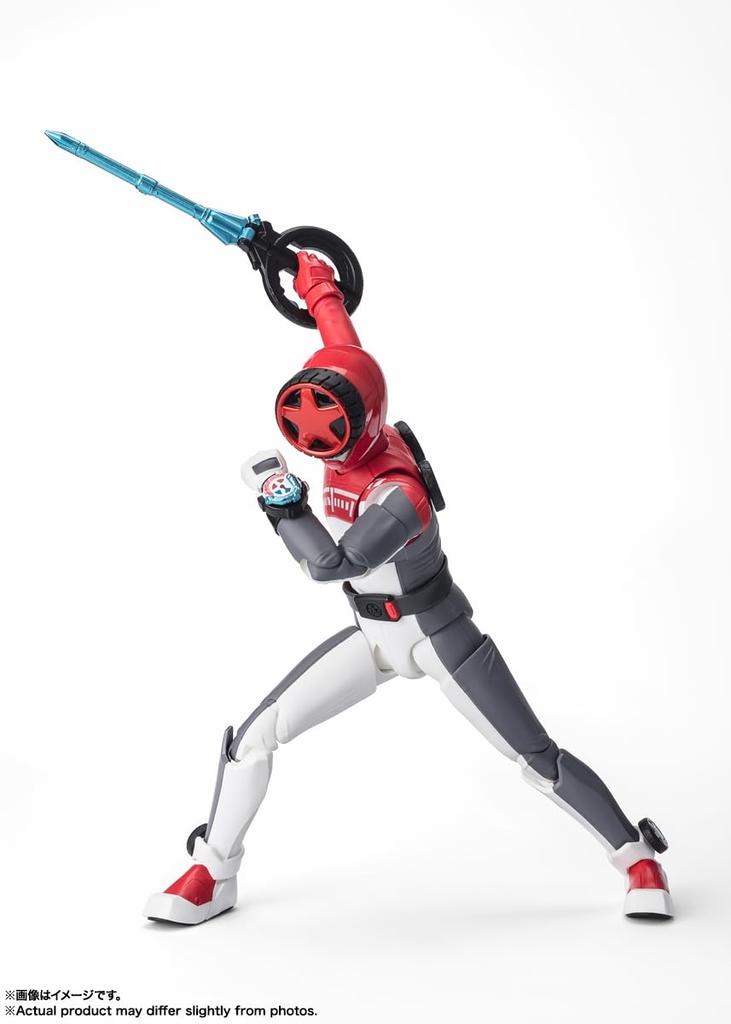 Bakujo Sentai Bunger Bun Rød ca 145 mm PVC ABS malt bevegelig figur SHFiguarts &