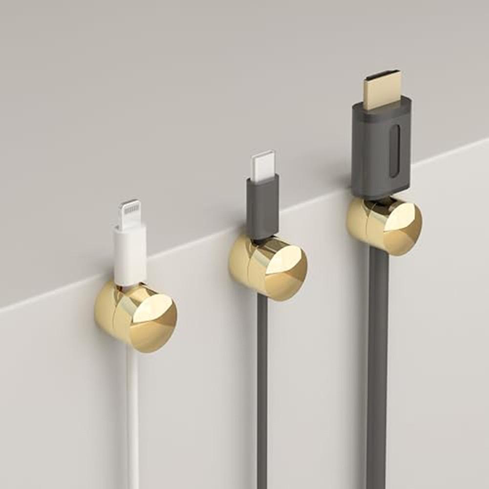3 stuks Stijlvolle Metalen Kabelankers Essentieel voor Effectieve Kabelorganisatie