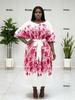 2026 Spring Miyake Pleated Dress: Elegant Waist-Cinching, Belly-Concealing, Large Hem, Batwing Sleeves, Mid-Length.