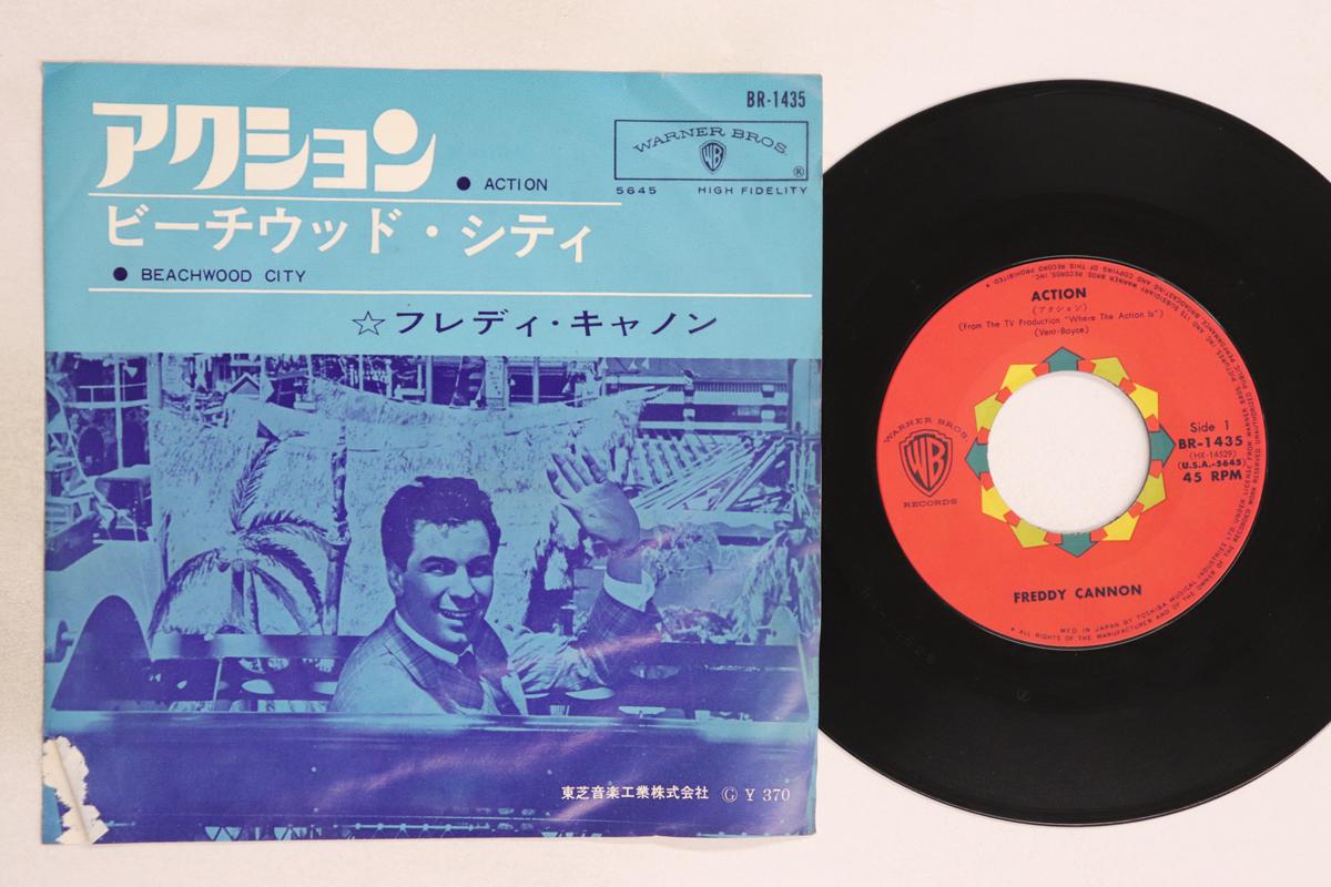

7inch Record FREDDY CANNON - Action / Beachwood City BR1435 WARNER BROS 1965 Japan Rock Used
