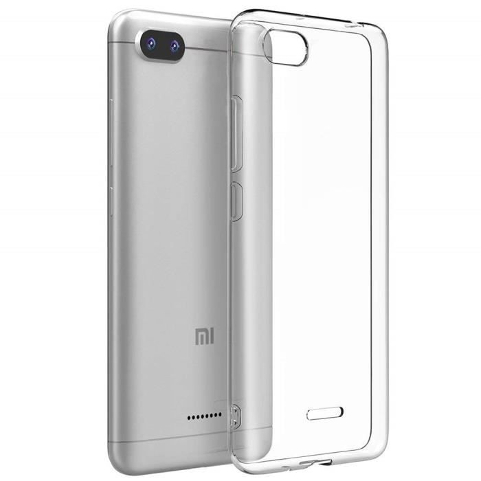 Coque - PHONILLICO - Xiaomi REDMI 6A - Gel TPU Transparent - Souple - Ultra Slim