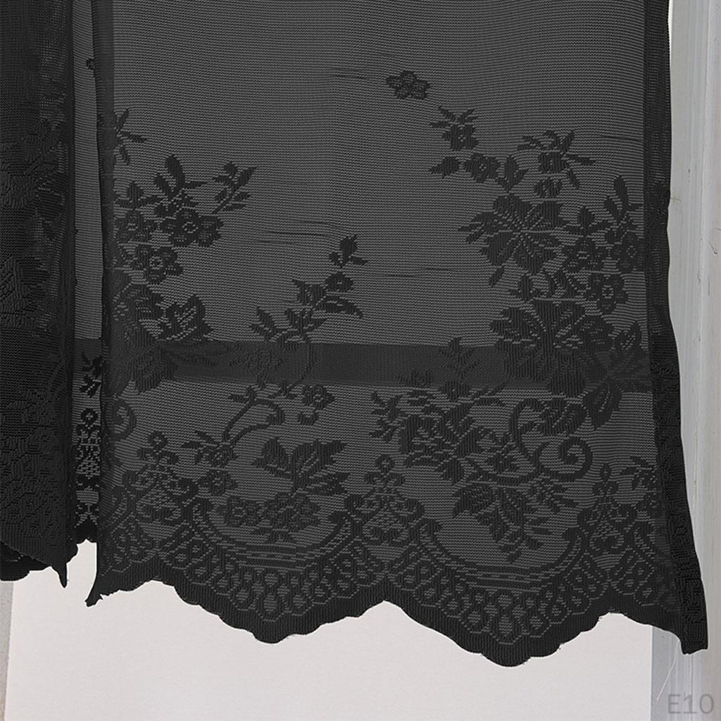Curtains Modern Kitchen Coffee Short Curtain Panel Lace