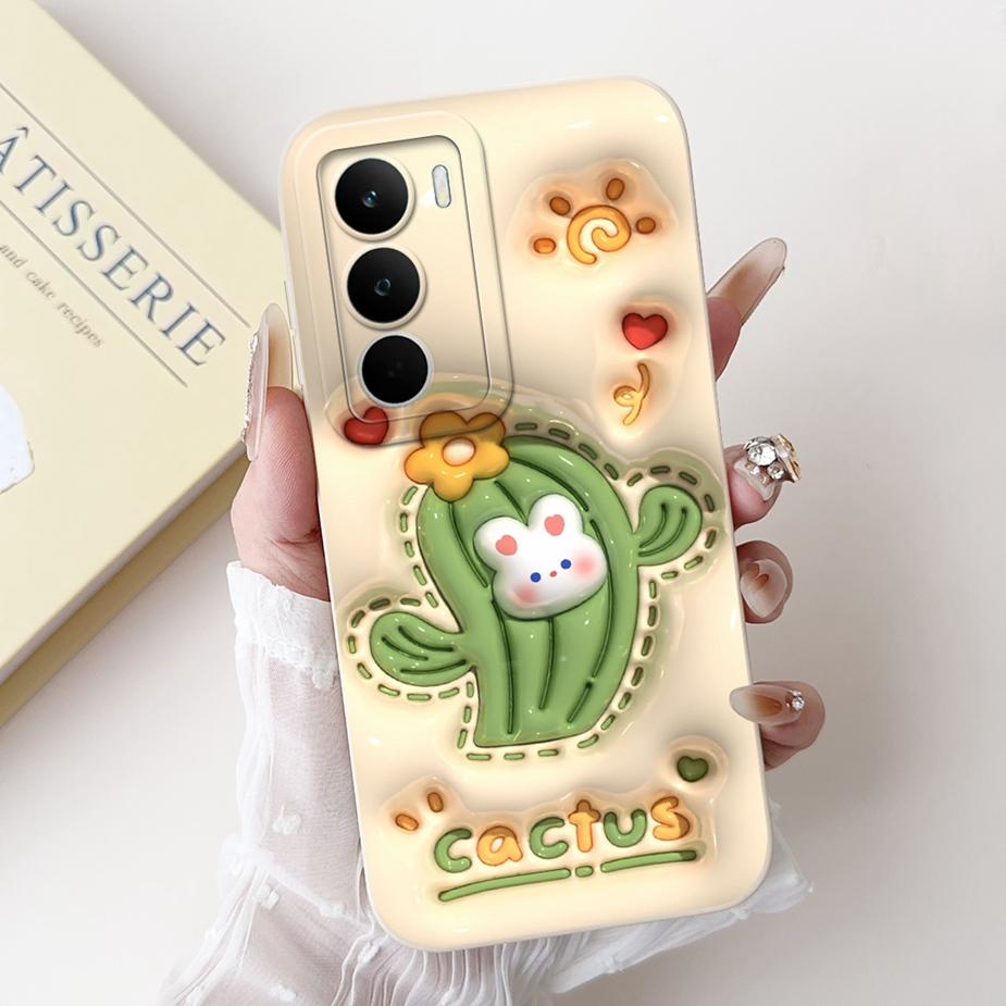 For Realme C71 4G Case RMX5303 Cute Rabbit Cartoon Cover Soft Silicone Case For Realme C75 C75X C 71 RealmeC71 RealmeC75 4G Bags