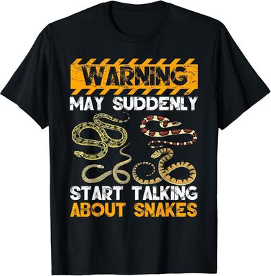 Snake Enthusiast Alert: Be Prepared for Snake Conversations T-Shirt
