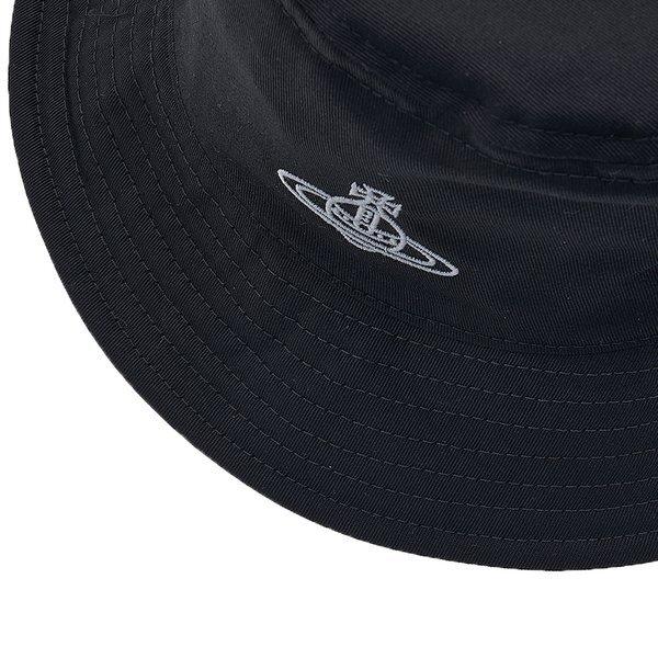 Vivienne Westwood Vivienne Westwood Public Logo Embroidered Bucket Hat 81020009 W00kt N401