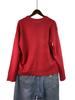Women's Christmas Bow Sequin Sweater - Autumn/Winter, Long Sleeve, Round Neck