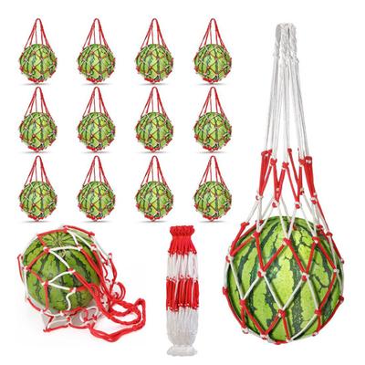 30 Pcs Watermelon Mesh Bags Hammock Reusable Melon Hanging Net Bag Fruit Harvest Trellis Hammock for Watermelon Pumpkin Cantaloupe