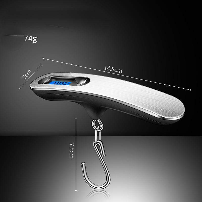 50kg/10g Luggage Scale Portable Electronic Hook Scale Fishing Express Parcel Weighing Scale